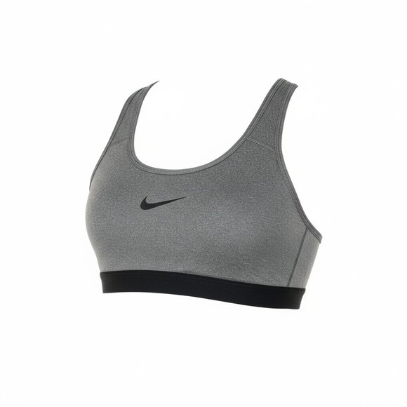 Nike Gray Dri-FIT Swoosh Medium-Support Sports Bra Size S - Picture 5 of 5